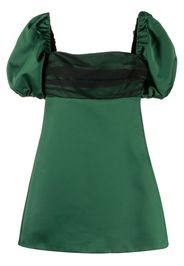 Viktor & Rolf Minikleid mit Schluppe - Grün