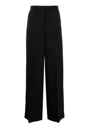 Viktor & Rolf Cropped-Hose mit Bügelfalten - Schwarz