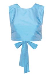Viktor & Rolf Gewickeltes Cropped-Oberteil - Blau