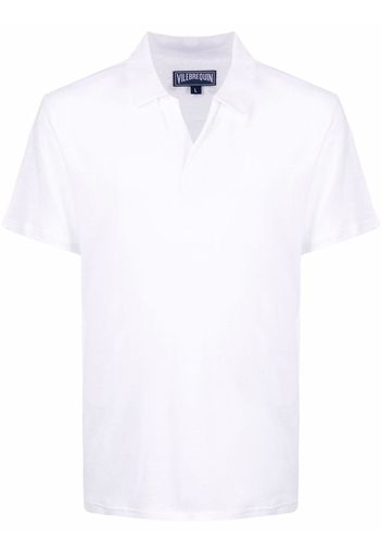 Vilebrequin Poloshirt aus Leinen - Weiß