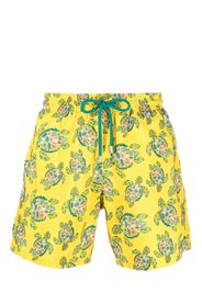 Vilebrequin Mahina turtle-print swim shorts - Gelb