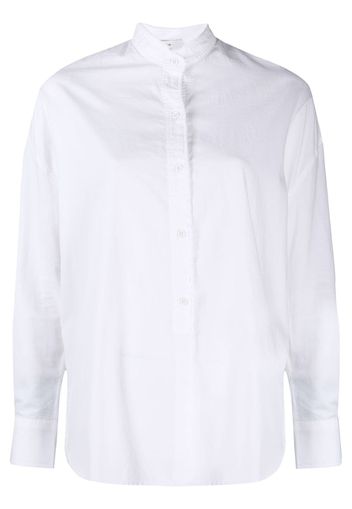 Vince Hemd mit Stehkragen - Weiß