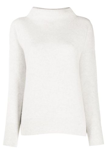 Vince Pullover mit Stehkragen - Grau