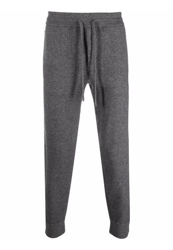 Vince solid-color knit track pants - Grau