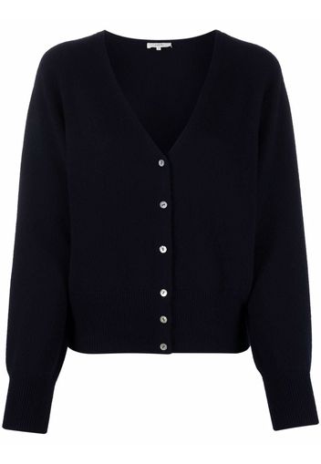 Vince button-up V-neck cardigan - Blau