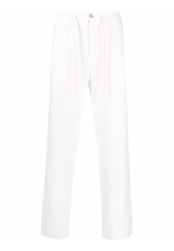 Vince drawstring straight-leg trousers - Nude