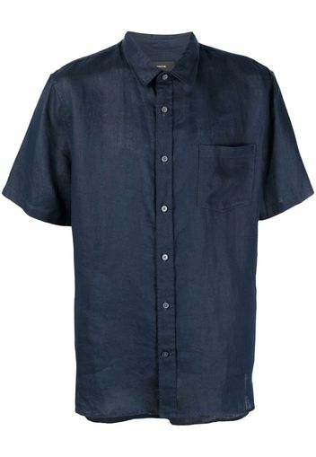 Vince chest patch-pocket detail shirt - Blau