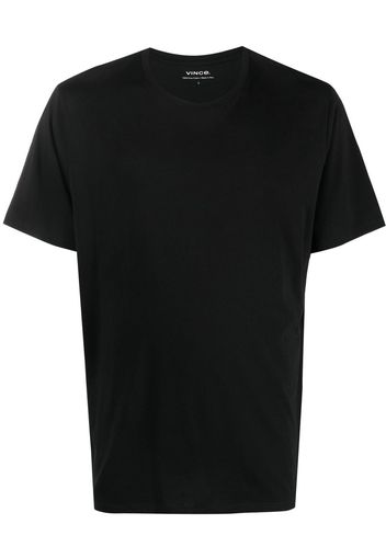 Vince T-Shirt aus Strickjersey - Schwarz