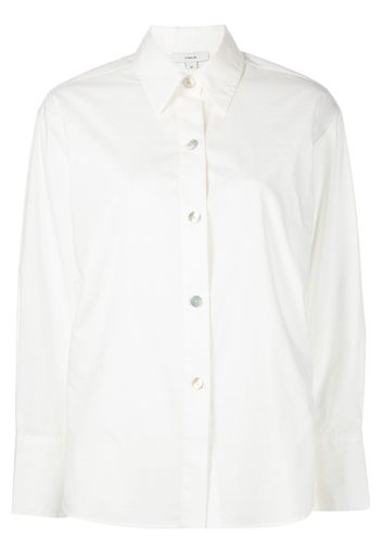 Vince tie-back long-sleeve shirt - Weiß