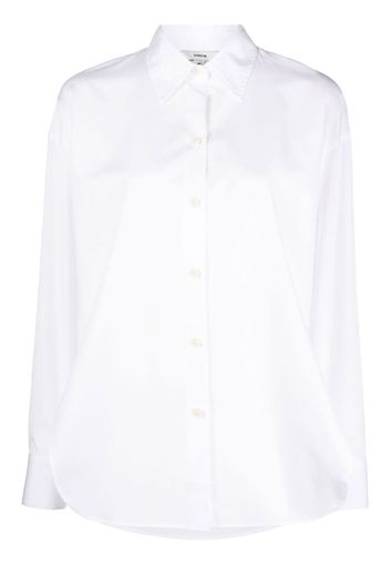 Vince side-slit cotton shirt - Weiß