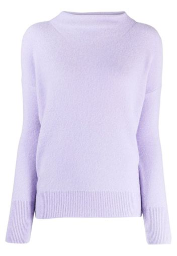 Vince Kaschmirpullover mit Stehkragen - Violett