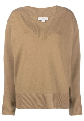 Vince Pullover mit V-Ausschnitt - Nude