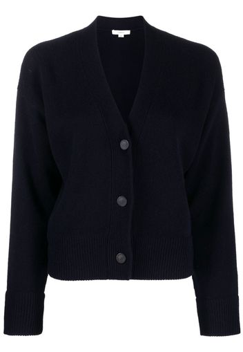 Vince button-front V-neck cardigan - Blau