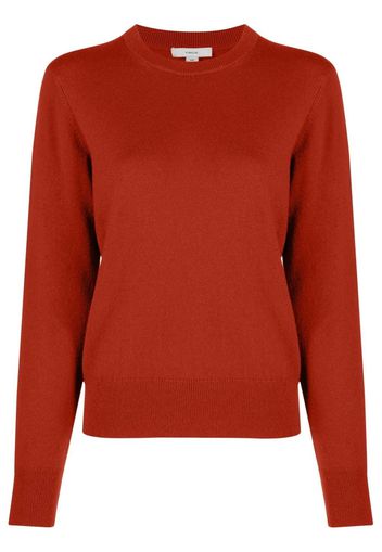 Vince ribbed crew neck jumper - Orange