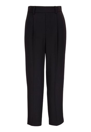 Vince high-waist tapered-leg trousers - Schwarz