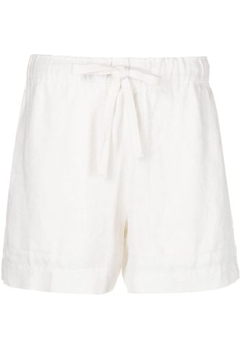 Vince mid-rise hemp shorts - Weiß