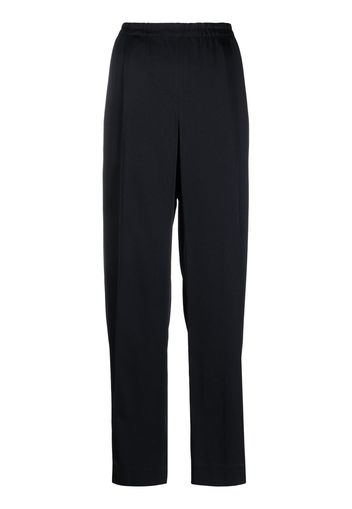 Vince elasticated-waist straight-leg trousers - Schwarz