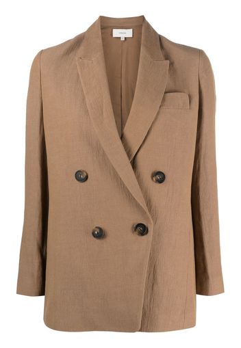 Vince Doppelreihiger Blazer - Braun