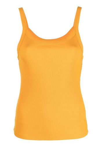 Vince fine-ribbed tank top - Orange