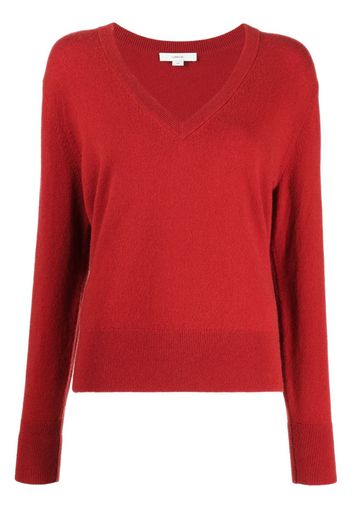 Vince Pullover aus Wolle - Rot