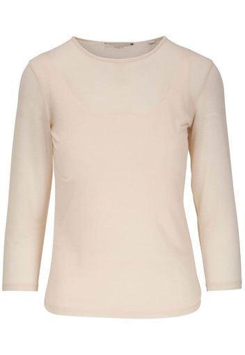 Vince Langarmshirt mit Rundhalsausschnitt - Nude