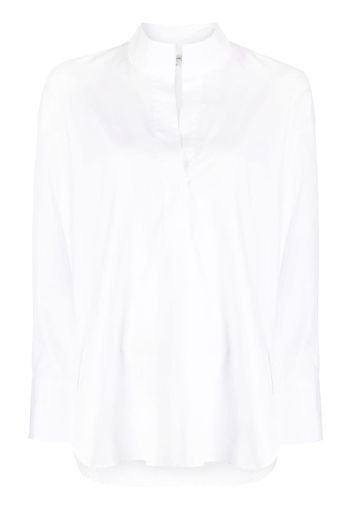 Vince cotton V-neck blouse - Weiß