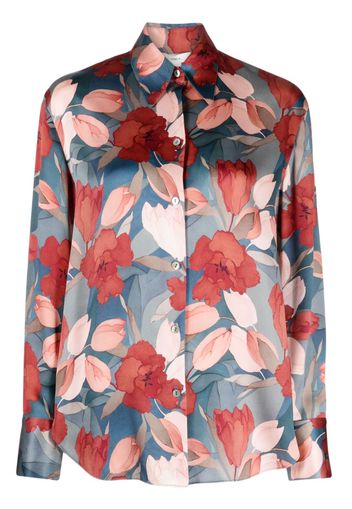 Vince Nouveau Magnolia floral-print shirt - Mehrfarbig