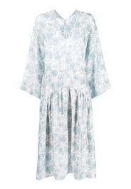 Vince Dahlia double v-neck dress - Blau