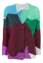 Vince Gerippter Cardigan - Grün