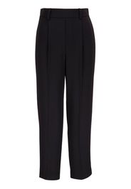 Vince high-waist tapered-leg trousers - Schwarz