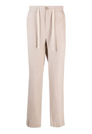 Vince drawstring straight-leg trousers - Nude