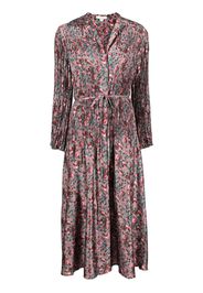 Vince Berry Blooms pleated shirt dress - Mehrfarbig