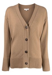 Vince Weekend V-neck ribbed cardigan - Braun