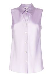 Vince sleeveless silk shirt - Violett