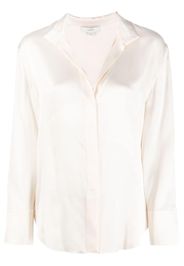 Vince long-sleeved silk shirt - Nude