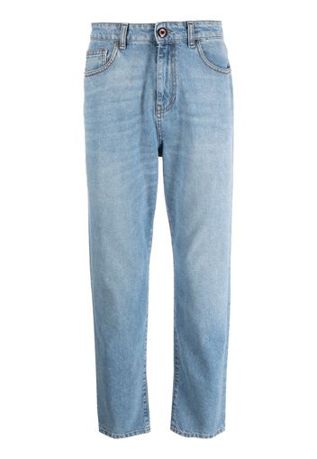 Vision Of Super Slim-Fit-Jeans mit Patches - Blau