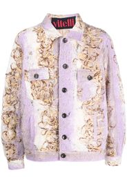 VITELLI graphic-print bomber jacket - Nude