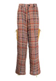 VITELLI whipstitch straight-leg trousers - Mehrfarbig