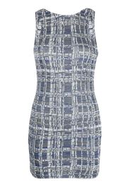 VITELLI sleeveless knitted minidress - Blau