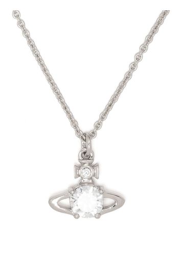 Vivienne Westwood Reina orb pendant necklace - Weiß