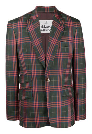 Vivienne Westwood checked virgin wool blazer - Grün