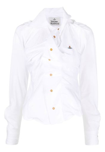 Vivienne Westwood Orb-logo long-sleeve shirt - Weiß