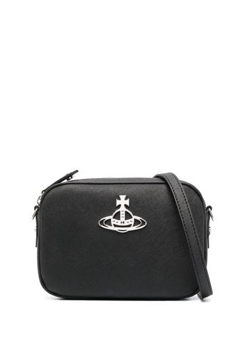 Vivienne Westwood Orb-plaque crossbody bag - Schwarz