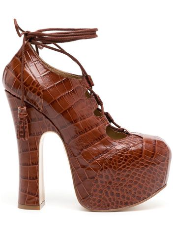 Vivienne Westwood Elevated Ghillie Platform 145mm pumps - Braun