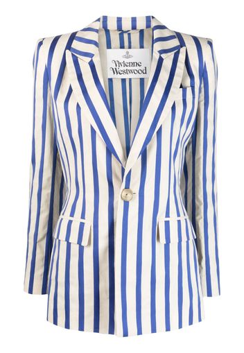 Vivienne Westwood striped cotton blazer - Nude