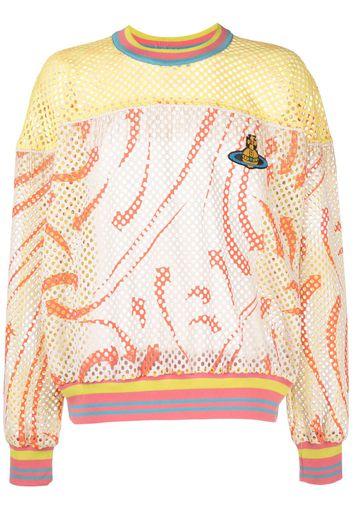 Vivienne Westwood Fresh mesh sweatshirt - Gelb