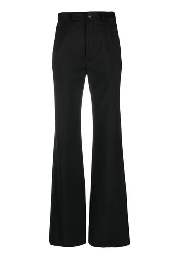 Vivienne Westwood flared tailored trousers - Schwarz