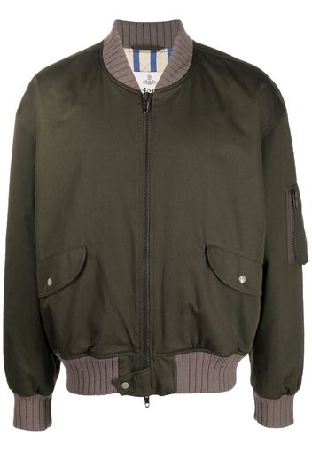 Vivienne Westwood embroidered bomber jacket - Grün