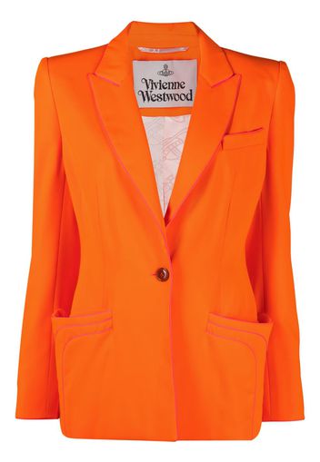 Vivienne Westwood multiple-pocket single-breasted blazer - Orange