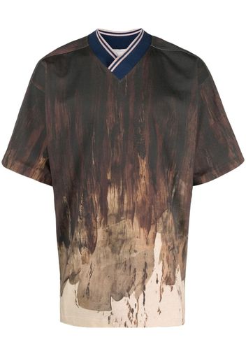 Vivienne Westwood Team hand-painted short-sleeve T-shirt - Braun